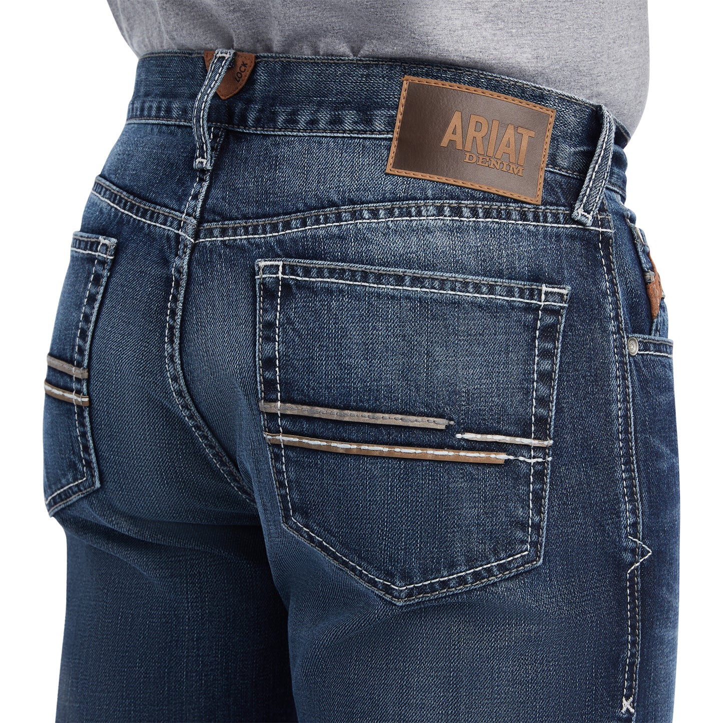 10042213 Ariat Mns M1 Vintage Stackable Straight Leg Remy