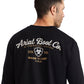 10042782 Ariat Mns Type Crest LS T-Shirt Black