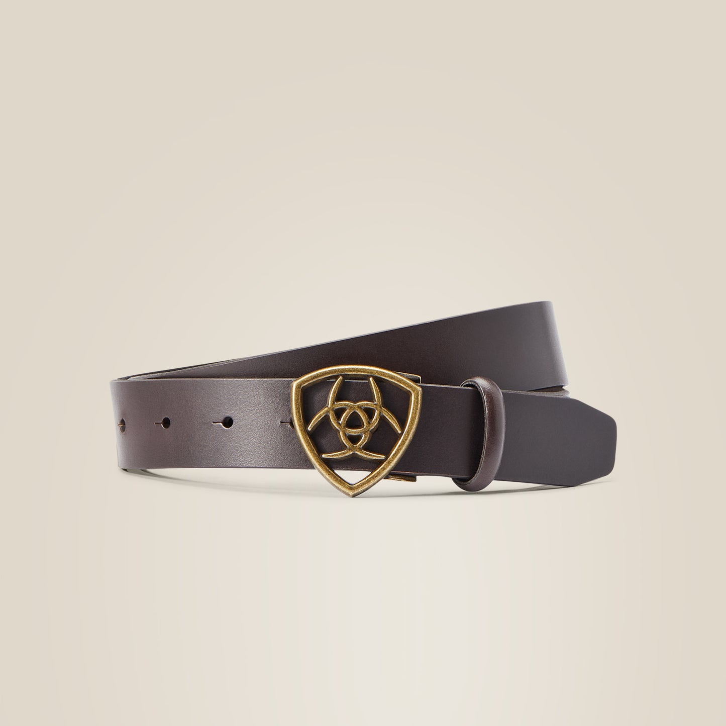 10043948 Ariat Unisex Shield Belt Cocoa