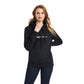10042237 Ariat Women's REAL Sequin Logo hoodie Black