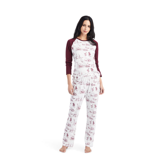 10042605 Ariat Women's Pajama Set Western