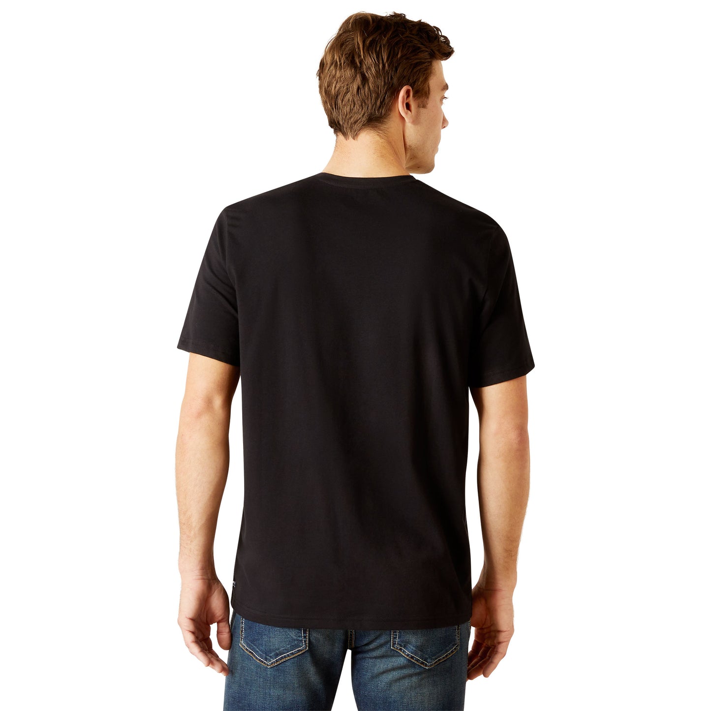 10046108 Ariat Men's Logo Tee-Black