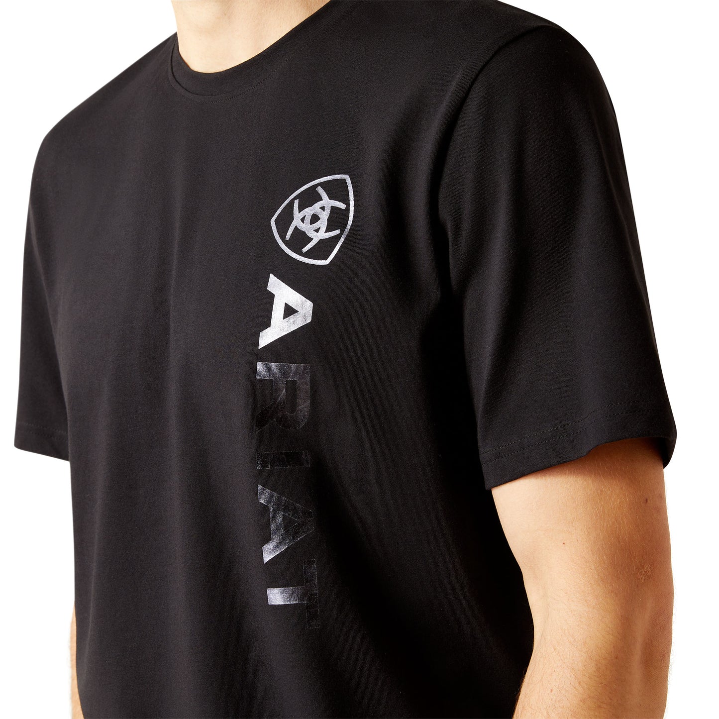 10046108 Ariat Men's Logo Tee-Black