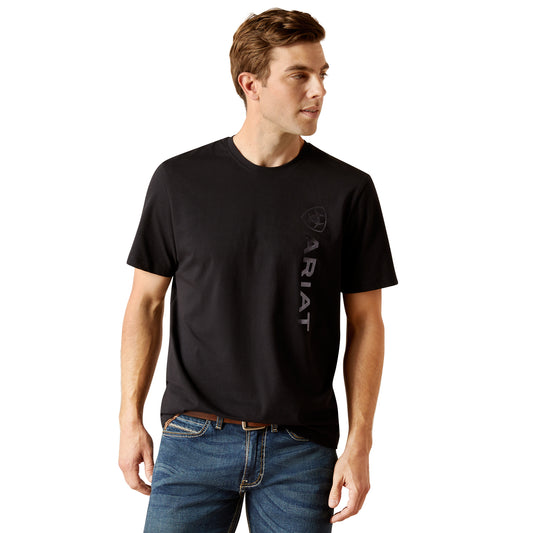 10046108 Ariat Men's Logo Tee-Black