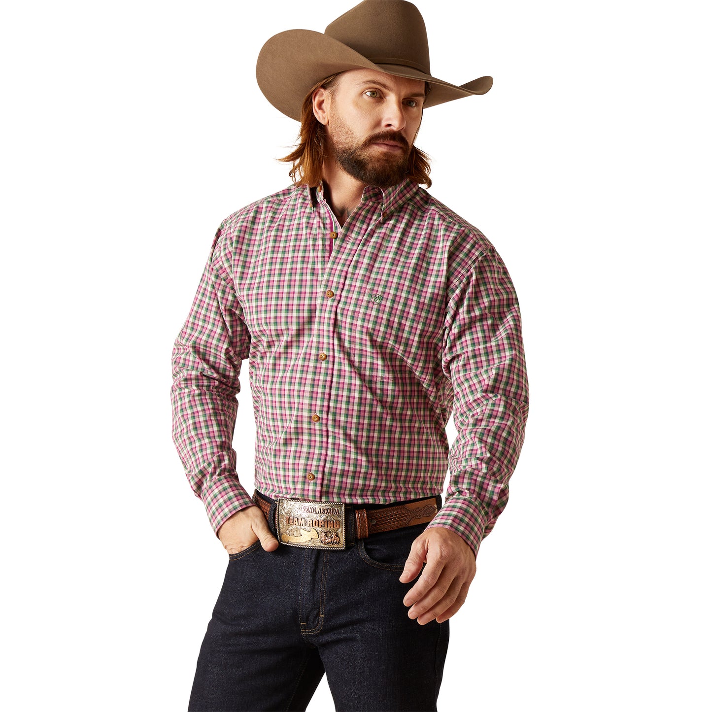 10047193 Ariat Men's Pro Series Elon Classic Fit Shirt