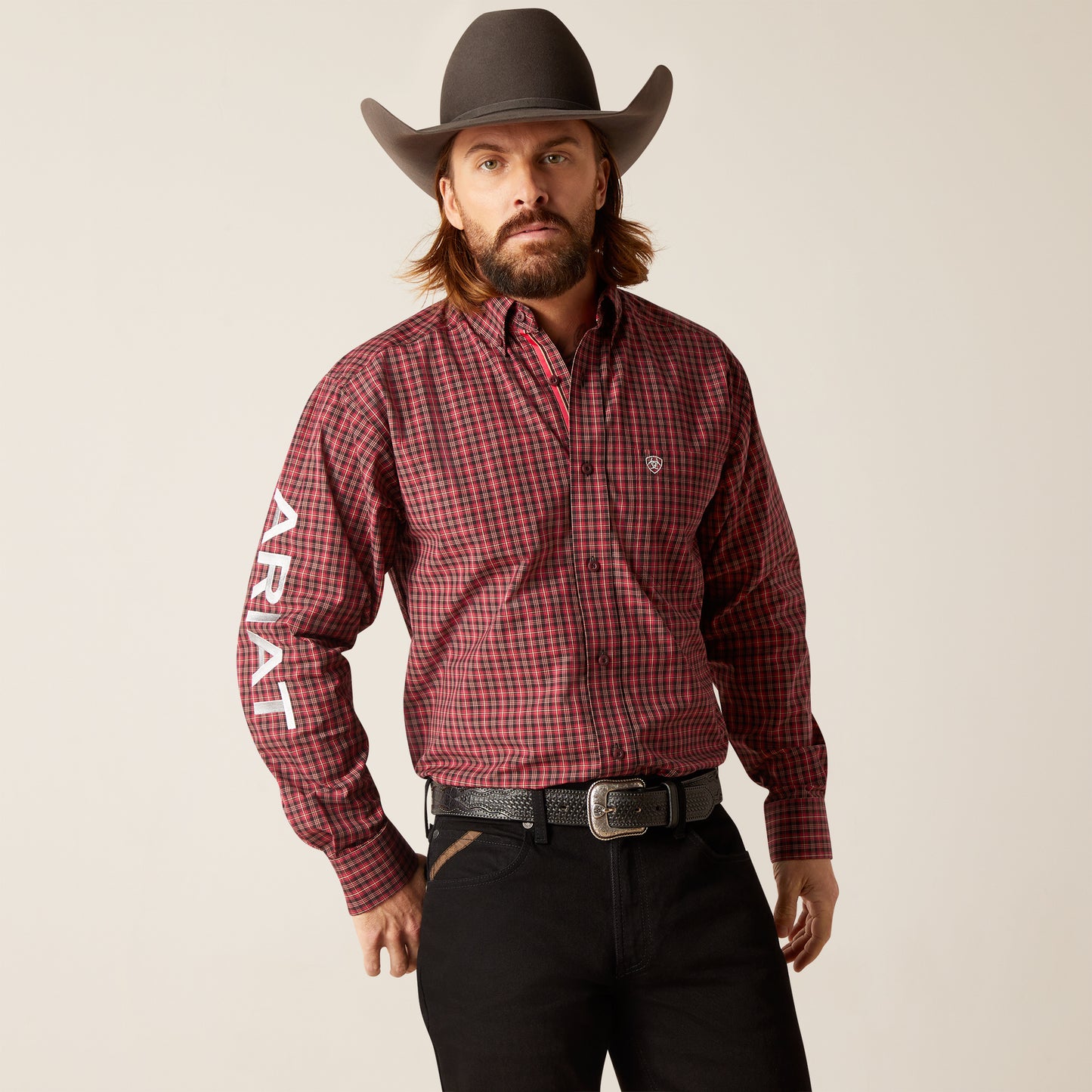 10047352 Ariat Men's Pro Series Cason LS Shirt