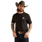 10047897 Ariat Men's Bronco Flag SS T Shirt Black