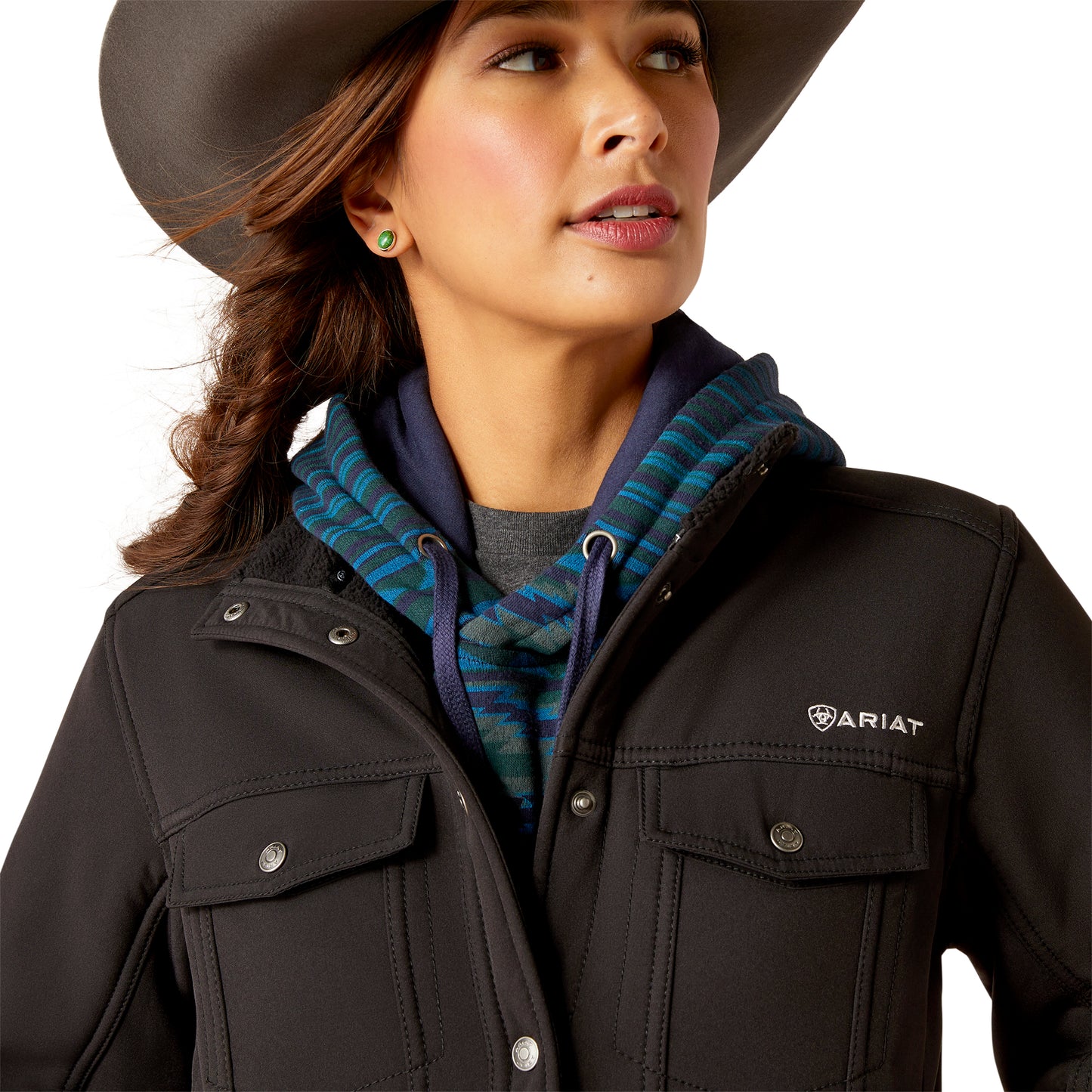 10046445 Ariat Women's Berber Back Softshell Jacket