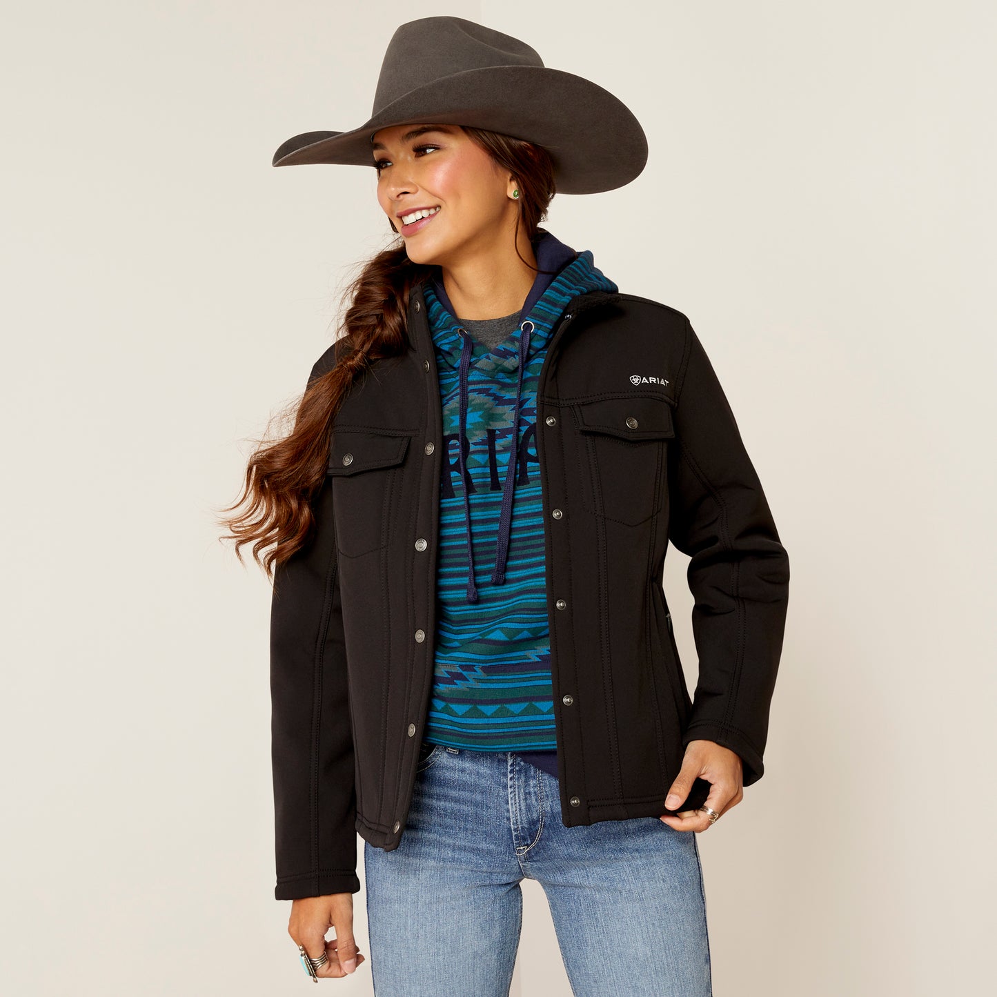 10046445 Ariat Women's Berber Back Softshell Jacket