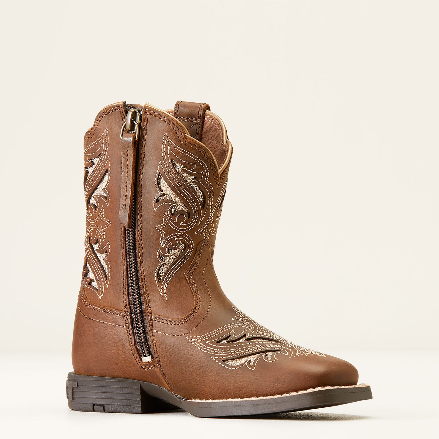 10046883 Ariat Kids (Little) Round Up Bliss Sassy Brown