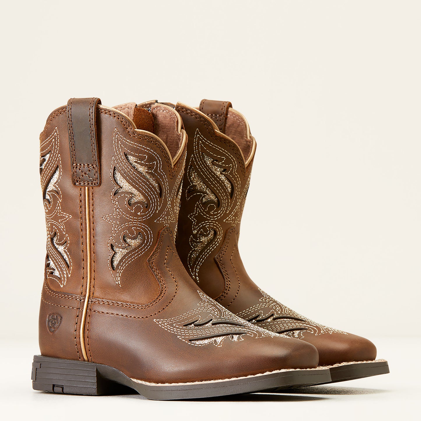 10046883 Ariat Kids (Little) Round Up Bliss Sassy Brown