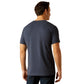 10052492 Ariat Men's B&W Logo Tee Navy Heather