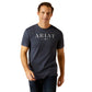 10052492 Ariat Men's B&W Logo Tee Navy Heather