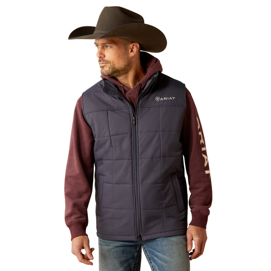 10051972 Ariat Men's Crius Insulated Vest Odyssey Grey