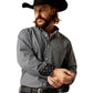 10051979 Ariat Men's  Wrinkle Free Luther Classic Fit-Black