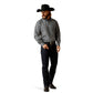 10051979 Ariat Men's  Wrinkle Free Luther Classic Fit-Black
