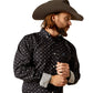 10051980 Ariat Men's Wrinkle Free Lenox LS Shirt Black