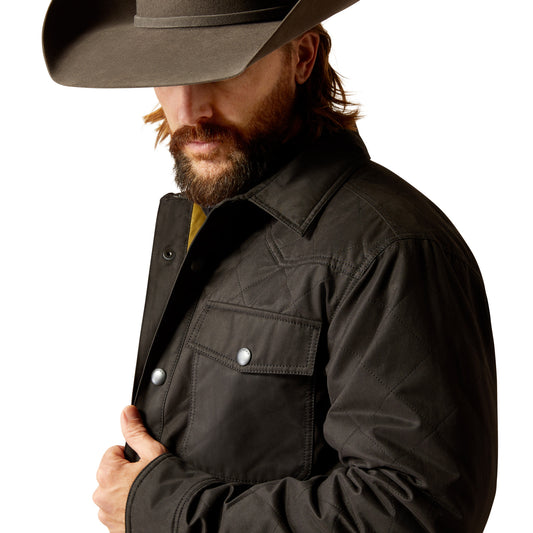 10051990 Ariat Men's Grizzly Shirt Jacket Black