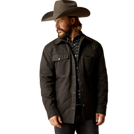 10051990 Ariat Men's Grizzly Shirt Jacket Black