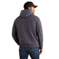 10052004 Ariat Men's Southwest Longhorn Hoodie Odyssey Grey