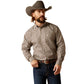 10052376 Ariat Men's Wrinkle Free Graysen LS Shirt Brown