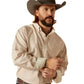10052377 Ariat Men's Wrinkle Free Graysen LS Shirt Gold
