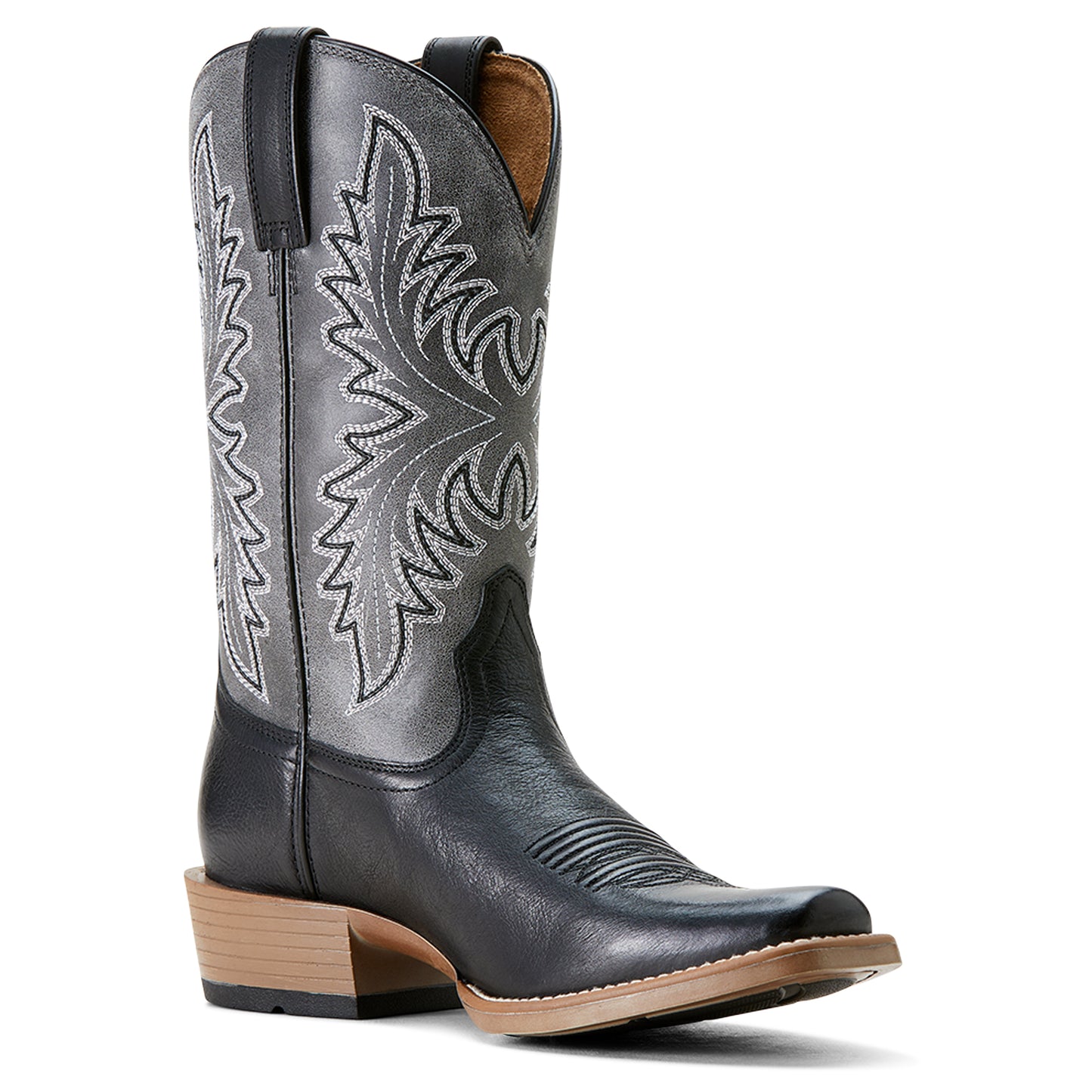 10053695 Ariat Men's Renegade Black Night/Titanium EE Wide