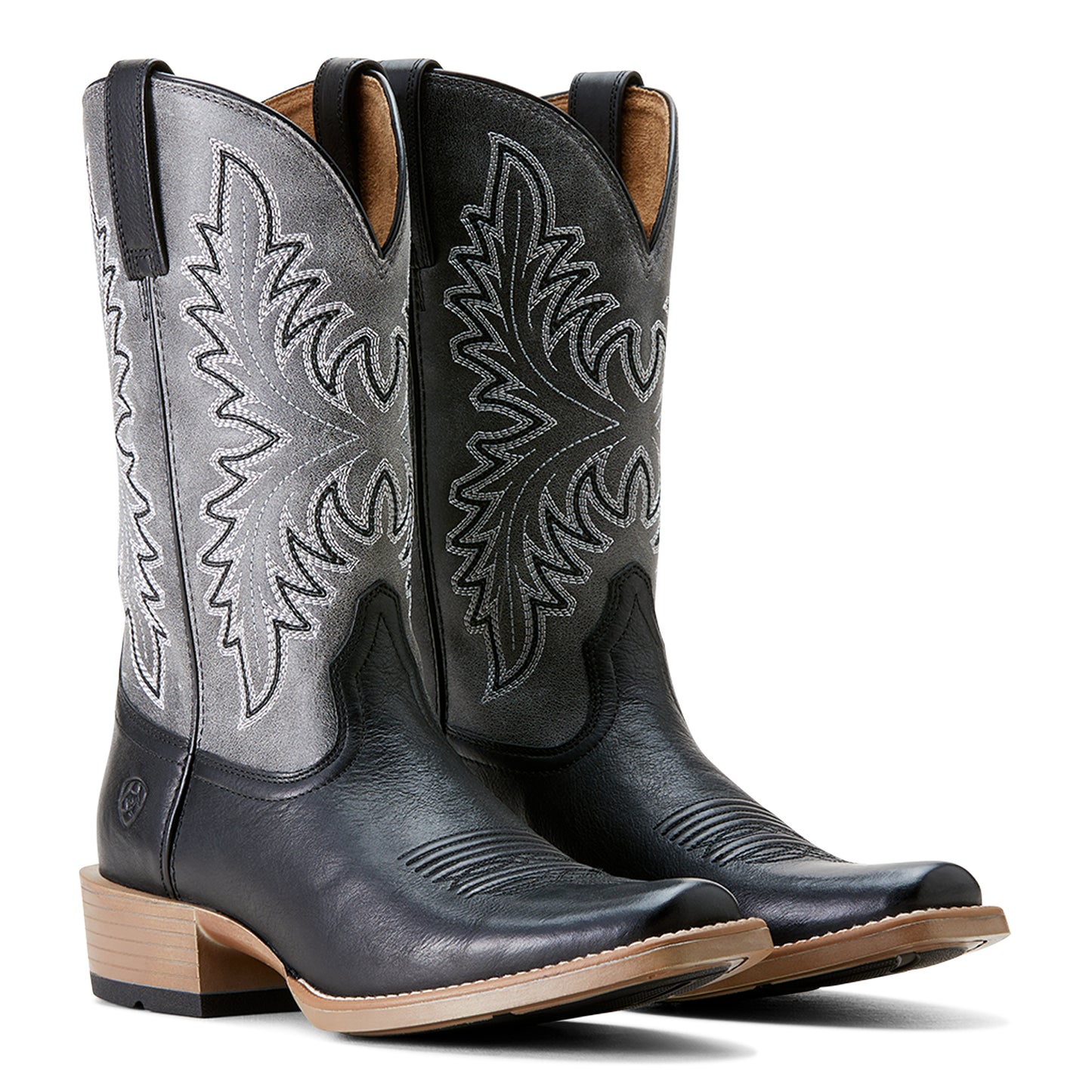 10053695 Ariat Men's Renegade Black Night/Titanium EE Wide