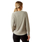 10052072 Ariat Women's Benicia Sweatshirt Heather Grey