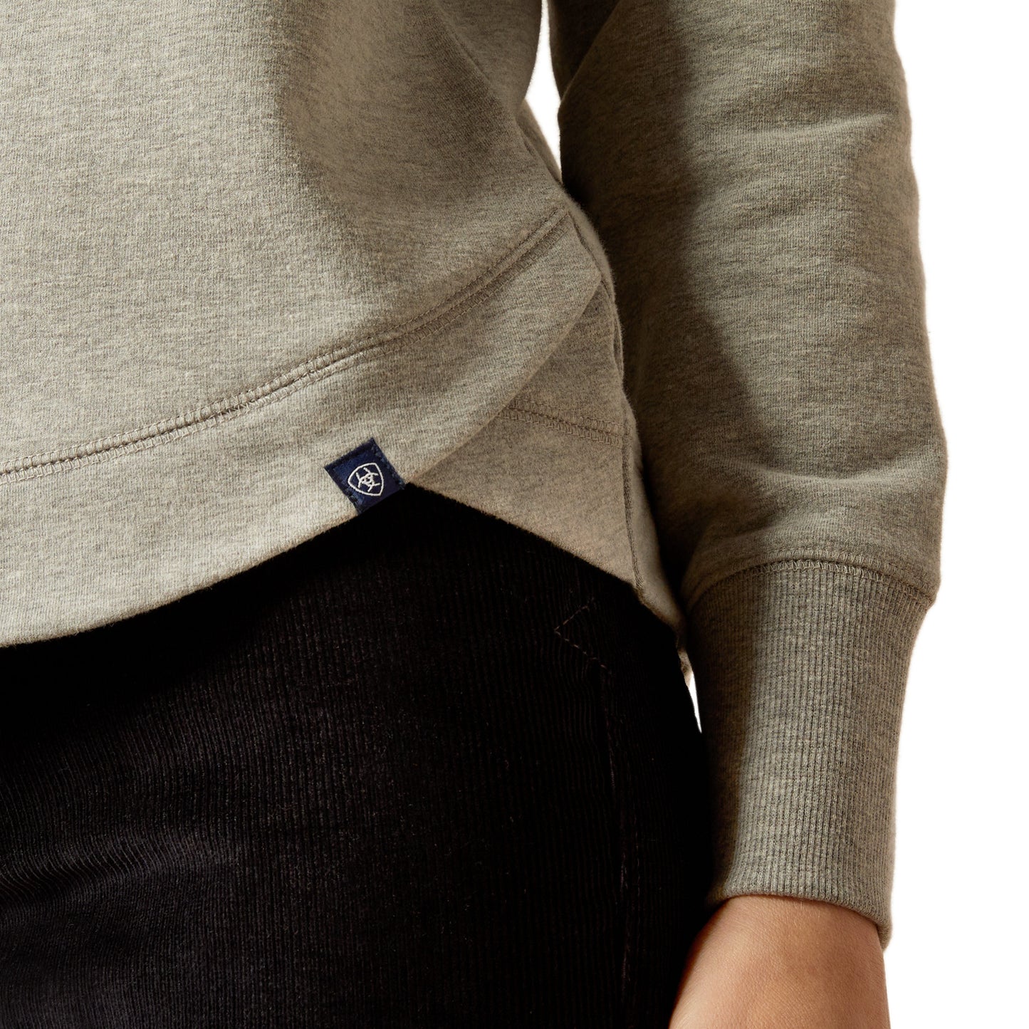 10052072 Ariat Women's Benicia Sweatshirt Heather Grey