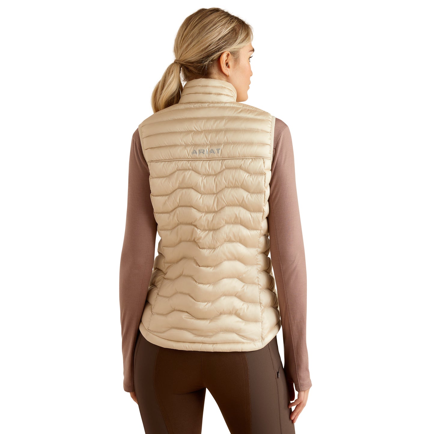 10052708 Ariat Women's Ideal Down Vest-Iridescent Summer Sand