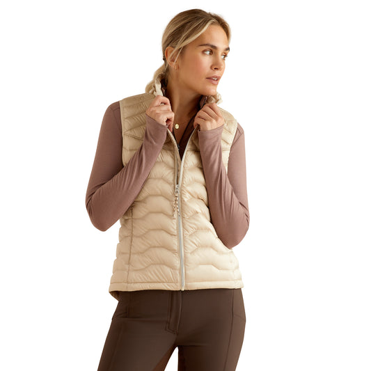 10052708 Ariat Women's Ideal Down Vest-Iridescent Summer Sand