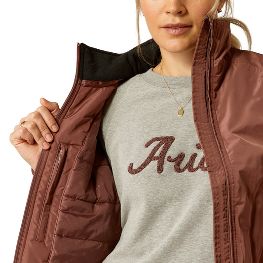 10052795 Ariat Women's Stable Insulated Jacket Marron