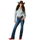 10051838 Ariat Women's High Rise Lydia Boot Cut Jeans