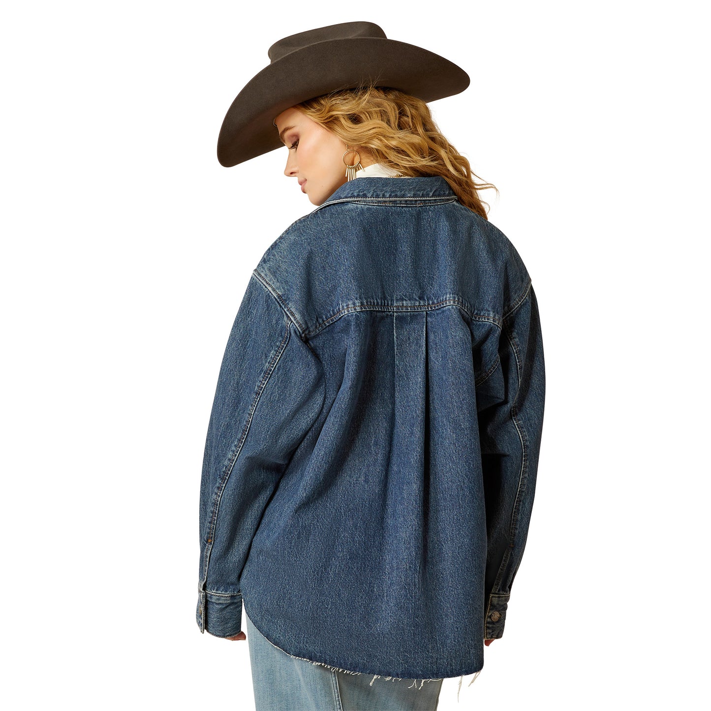 10051883 Ariat Women's Denim Shirt Jacket Hesperia