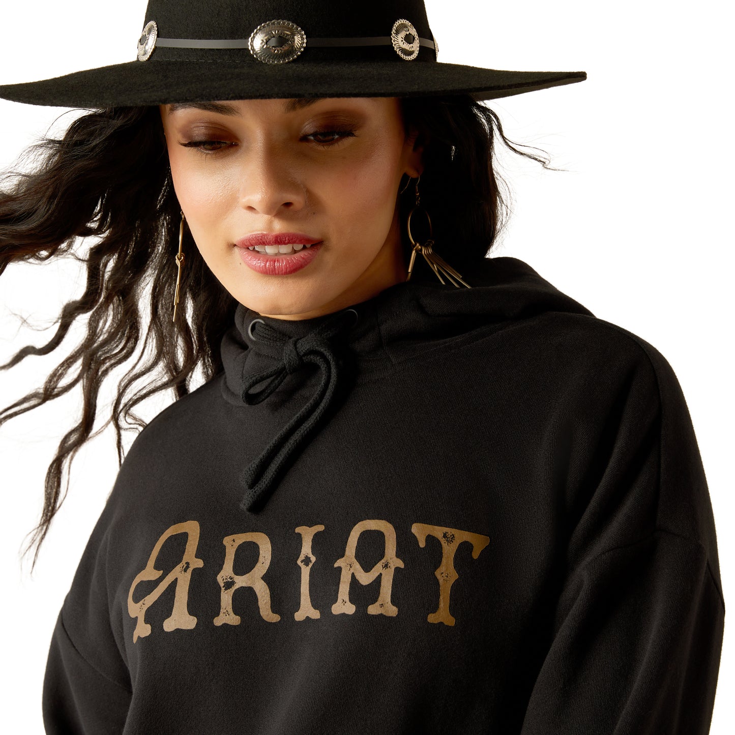 10052002 Ariat Women's Essential Hoodie Black