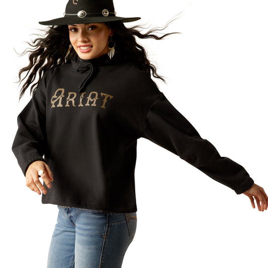 10052002 Ariat Women's Essential Hoodie Black