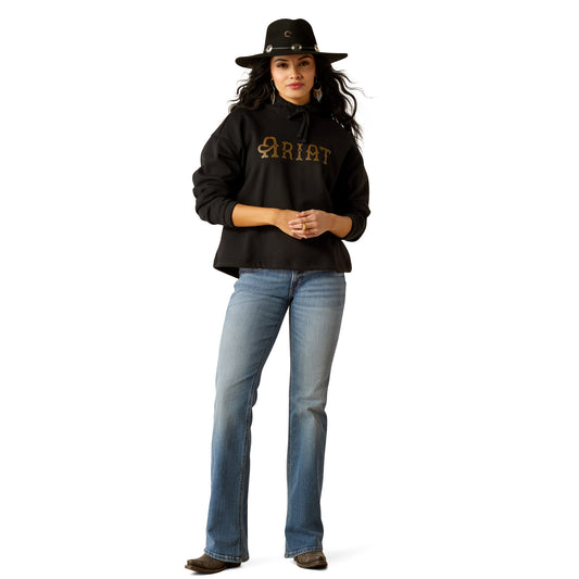 10052002 Ariat Women's Essential Hoodie Black