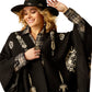 10052047 Ariat Women's Delta Poncho Black/Summer Sand