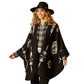 10052047 Ariat Women's Delta Poncho Black/Summer Sand