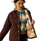 10052401 Ariat Women's Grizzly Quilted Barn Jacket Mole