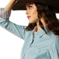 10052791 Ariat Women's Kirby Stretch LS Shirt Capri Stripe