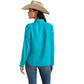10052924 Ariat Women's Buckaroo LS Shirt Capri Breeze