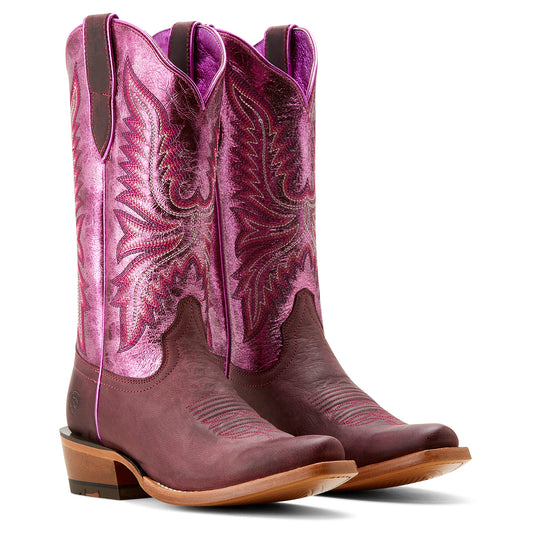 10053609 Ariat Women's Futurity Flash Crimson Grape/Magenta Shine