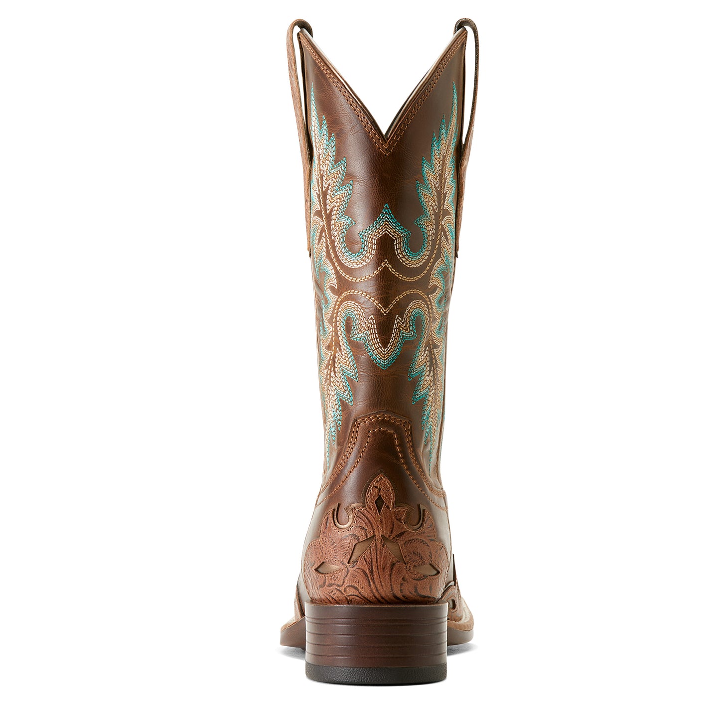 10053620 Ariat Women's Bryce Canyon Floral Embossed Tan/Sassy Brown