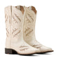 10053648 Ariat Women's Ivory Bliss Distressed Boots B Wide