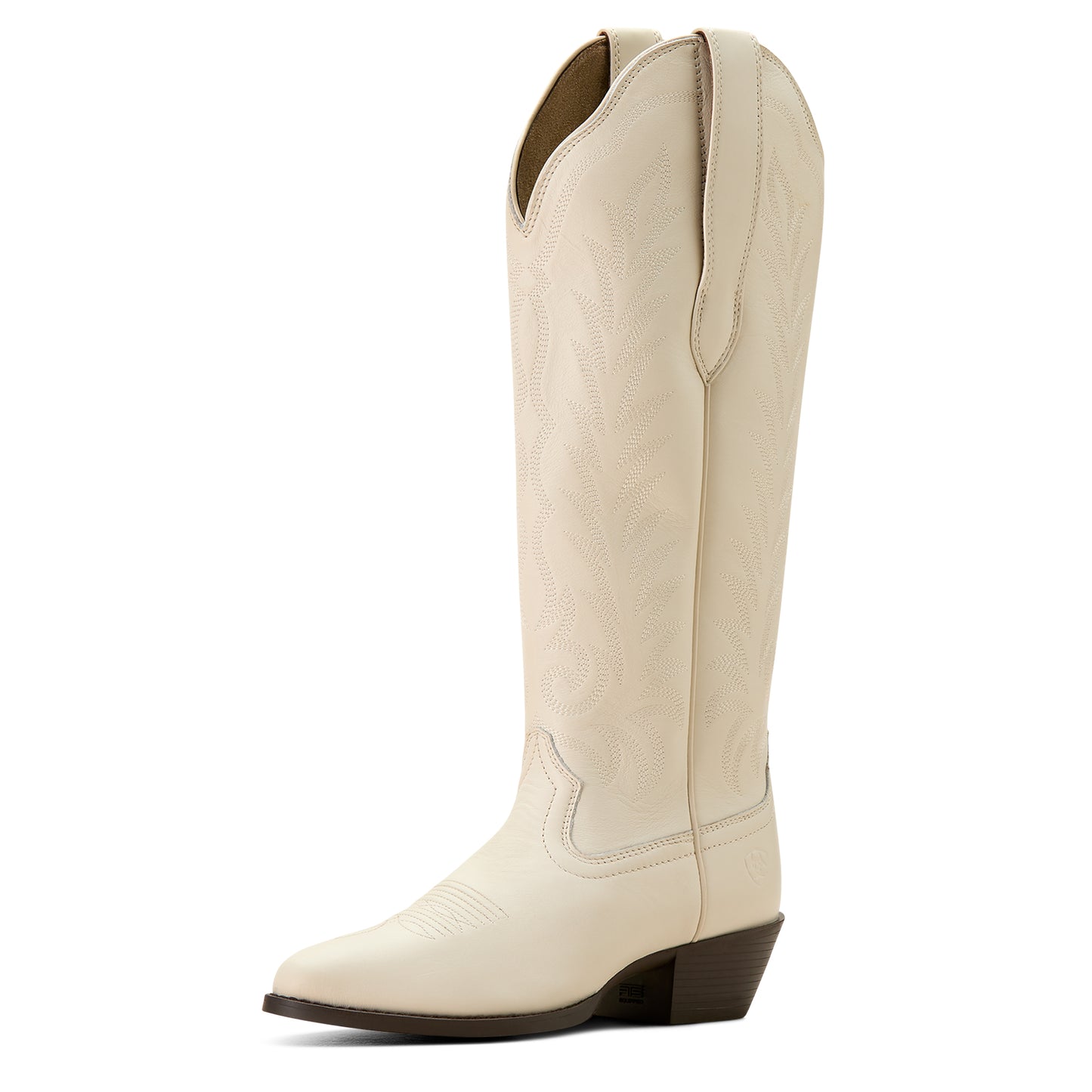 10053782 Ariat Women's Heritage R Toe Tall Bright Cream C Wide