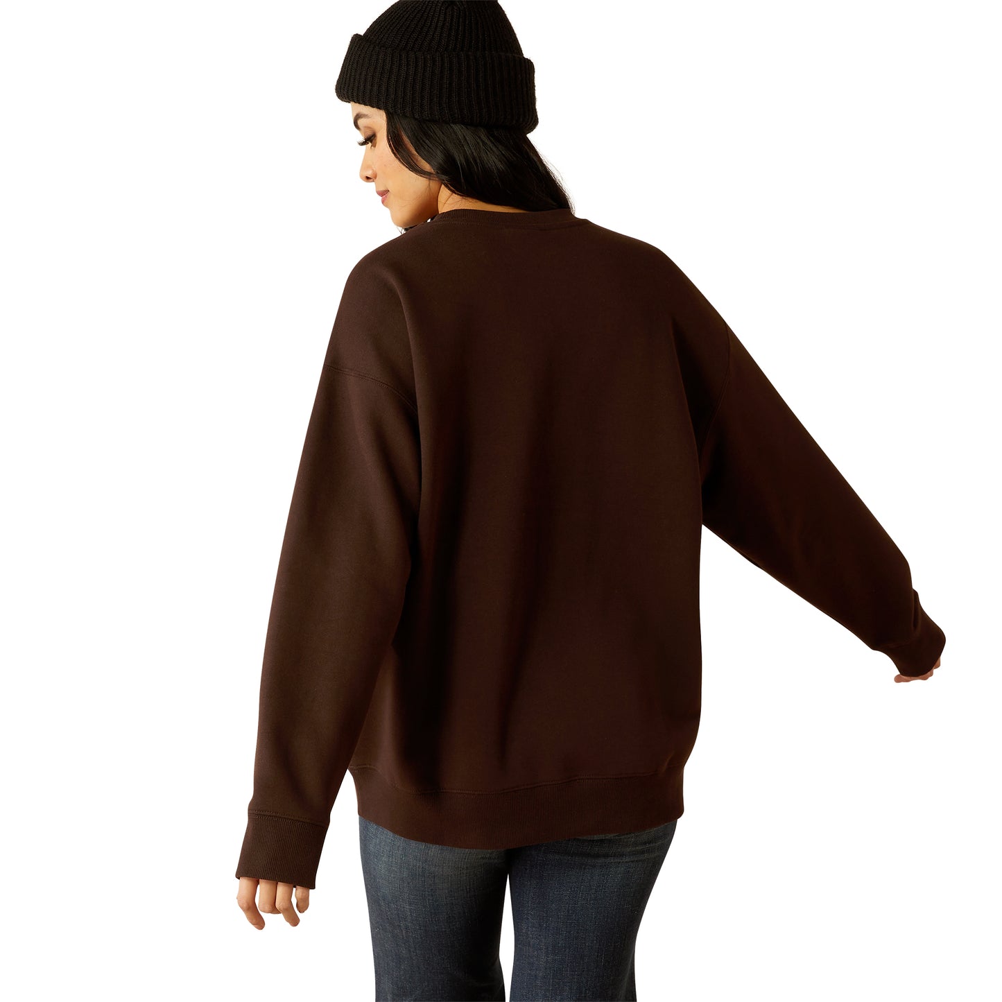 10053960 Ariat Women's Taurus Oversized Crew Sweatshirt