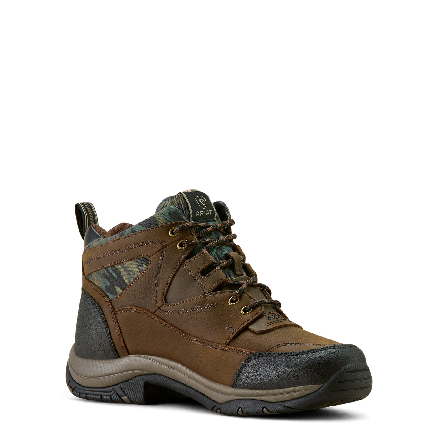 10064010 Ariat Men's Terrain H20 Dark Coffee/Camo Print