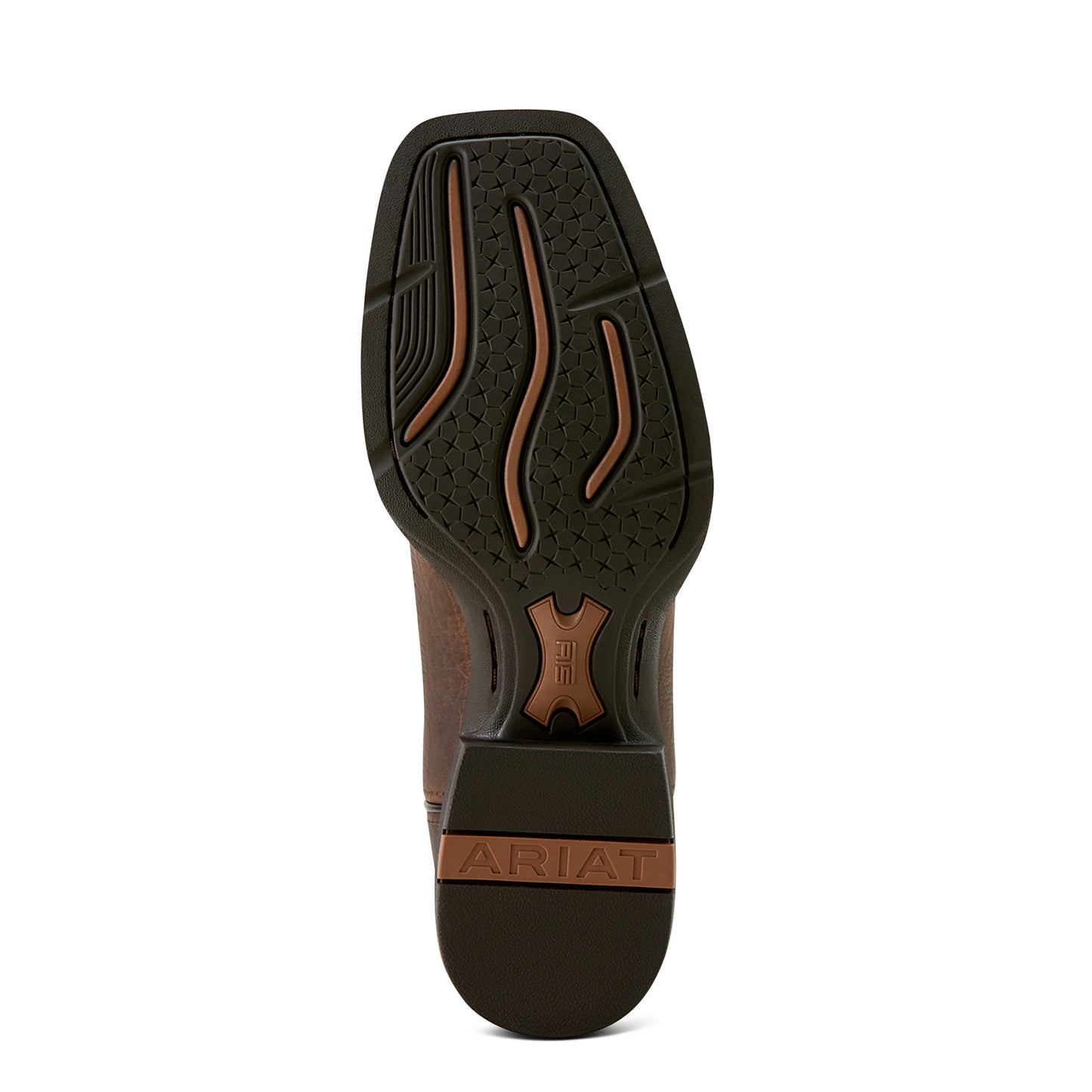 10063985 Ariat Men's Sport Rustler Toffee Hippo Print/Rich Oak